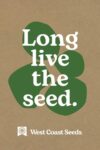 West Coast Seed logo with phrase "Love live the seed" with link to website