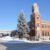 Picture of the Boyne Regional Library in the winter.